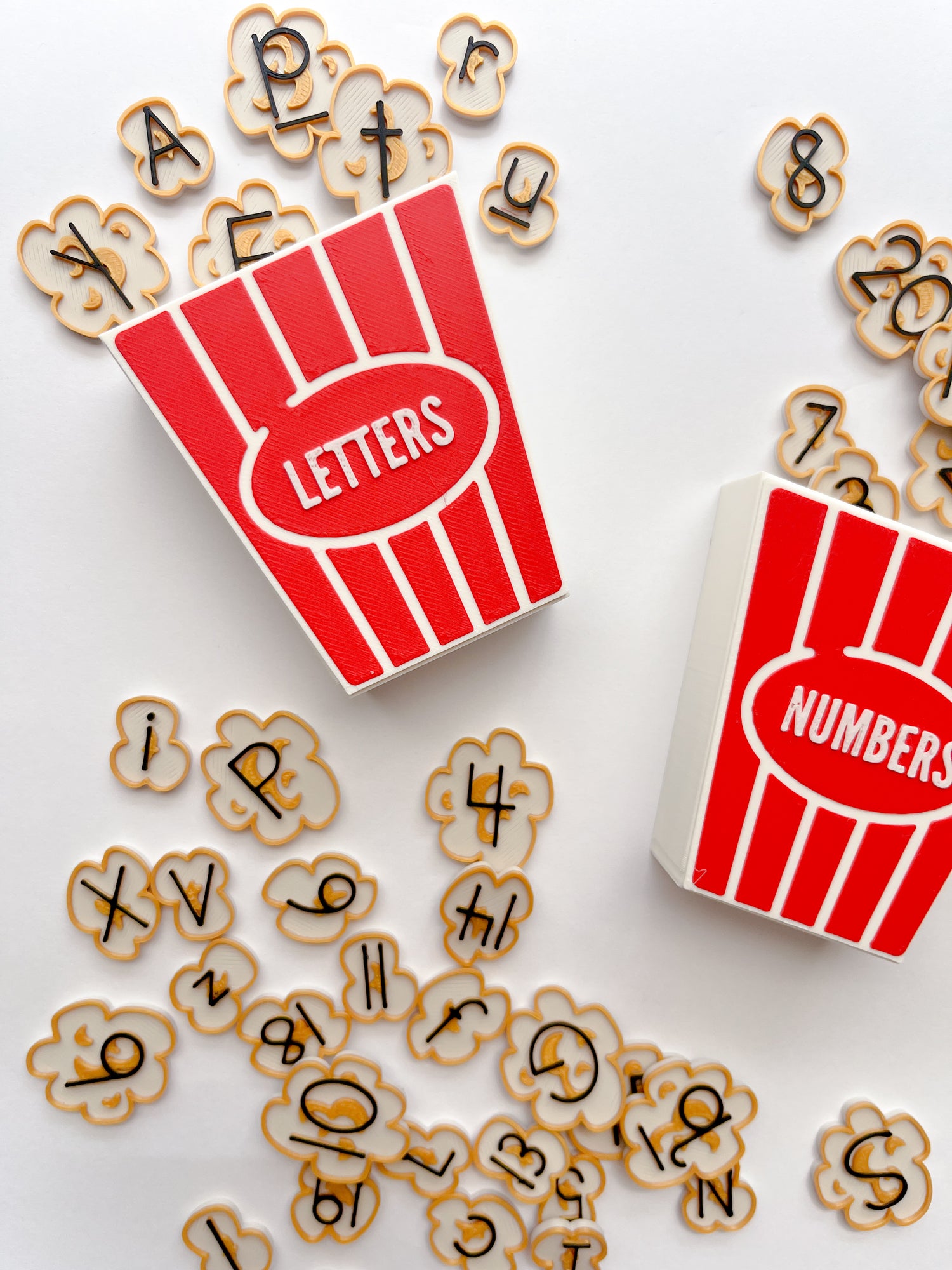 Numbers VS Letters Popcorn Kit