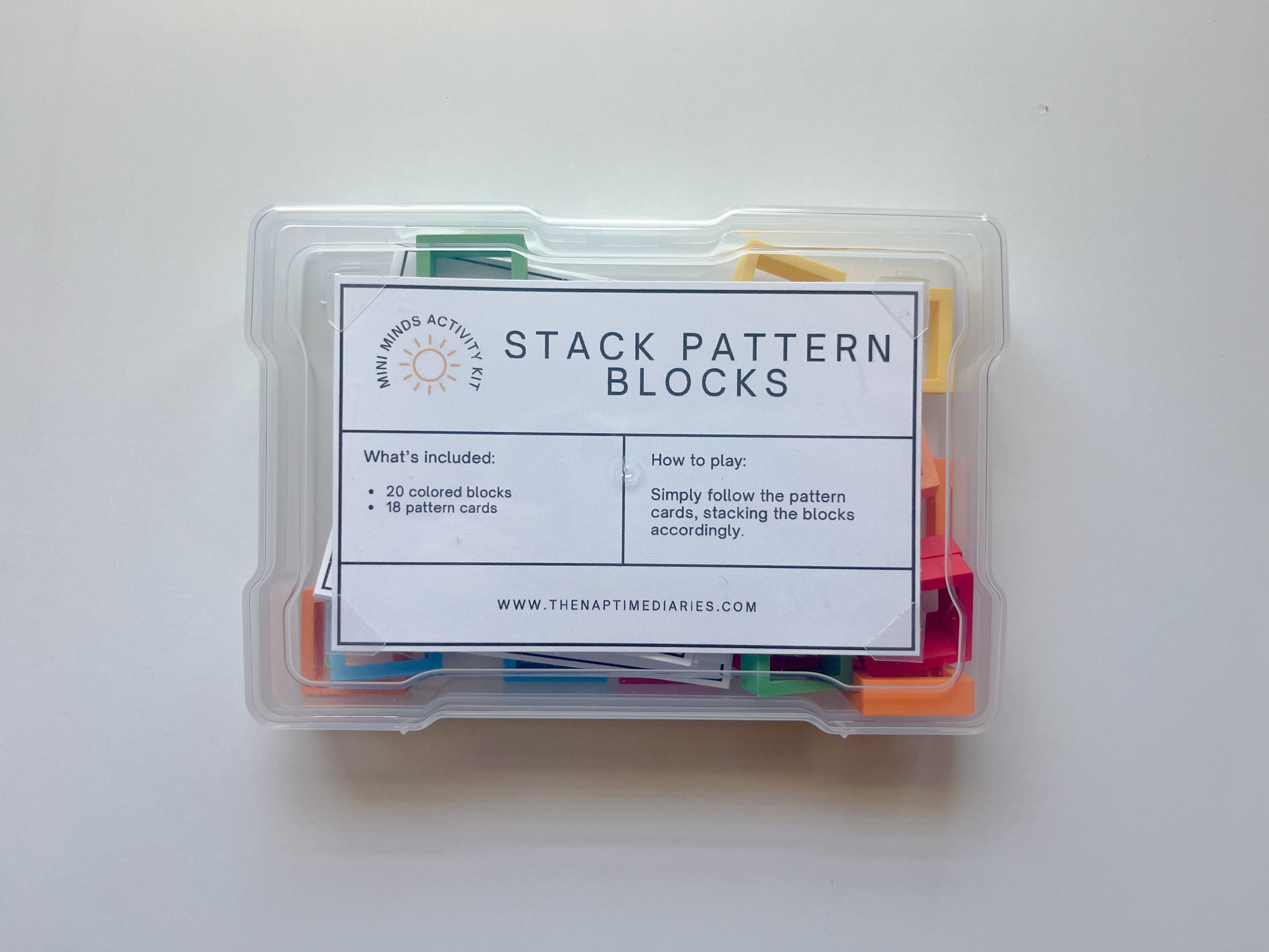 Stack Block Pattern Stack Pattern Blocks – The Naptime Diaries