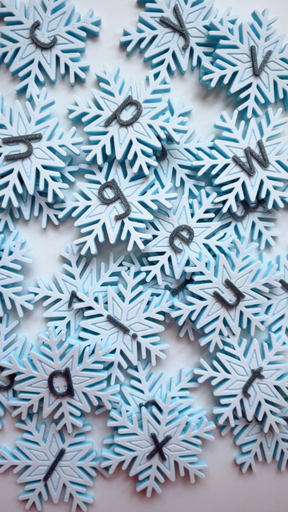 Alphabet Snowflakes