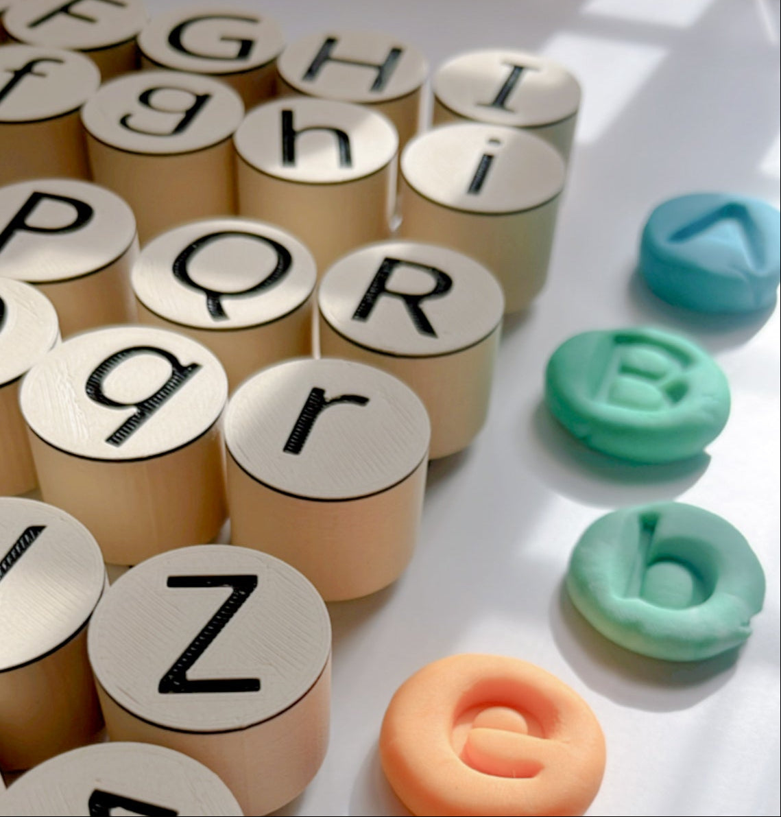 Alphabet Dough Stamps