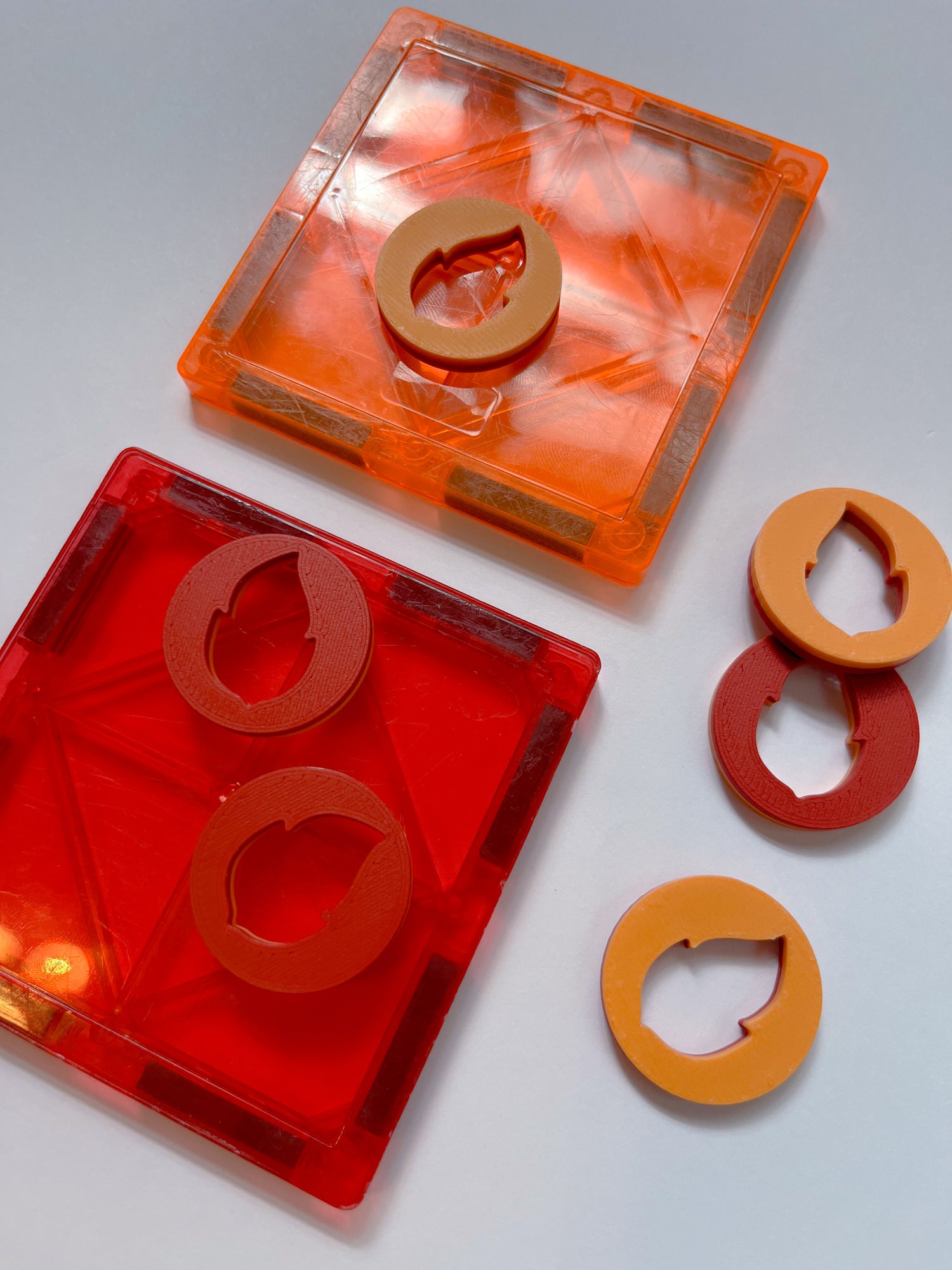 Fire Reversible Round Counters (10 pk)