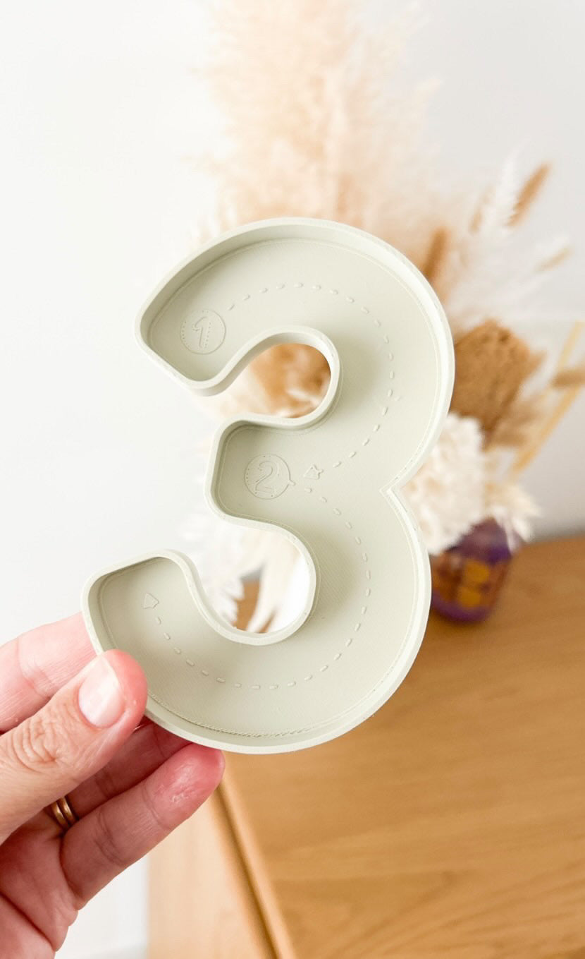 Number Tracing Tray Sets