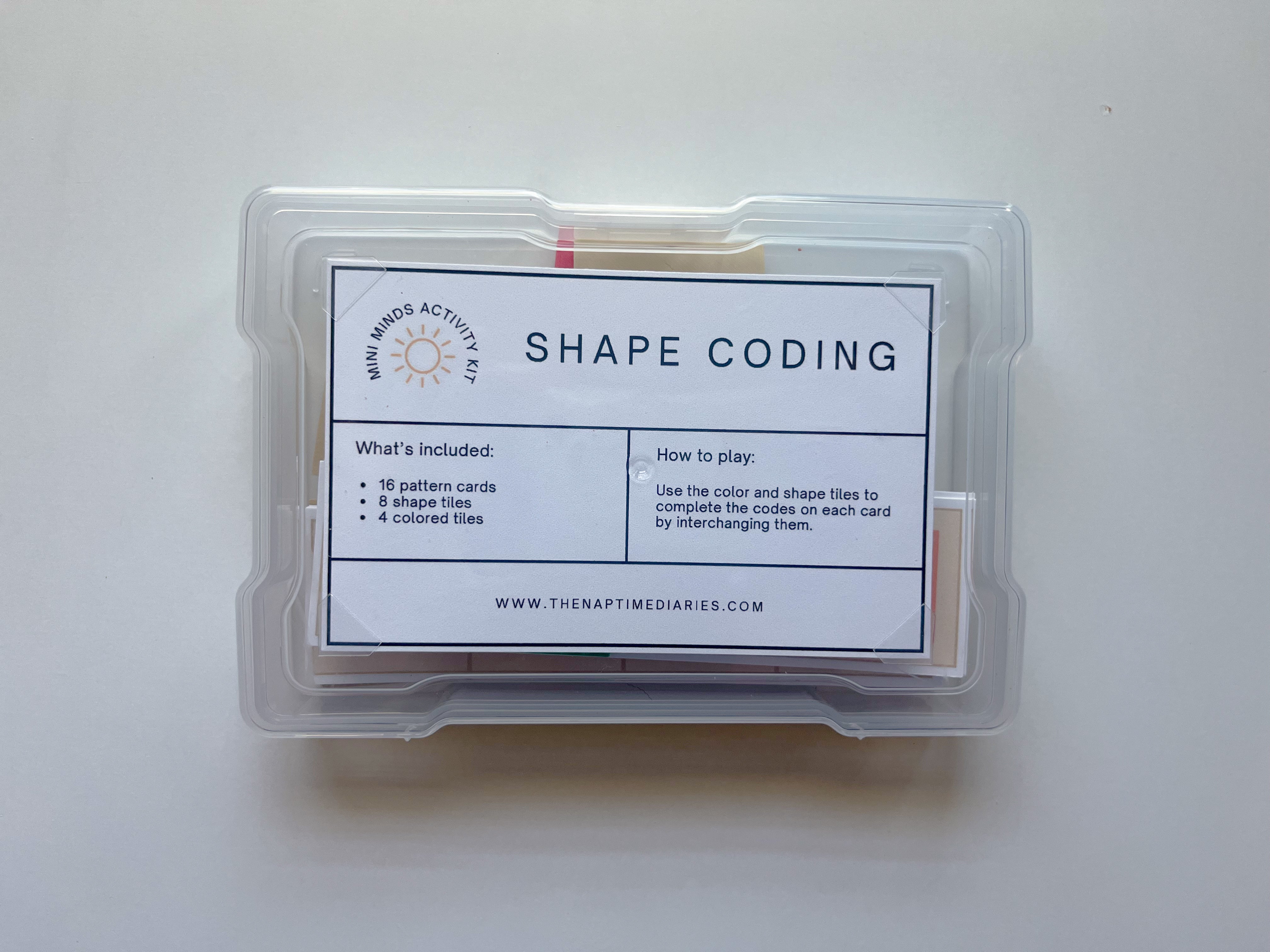 Shope Coding Shape Coding – The Naptime Diaries