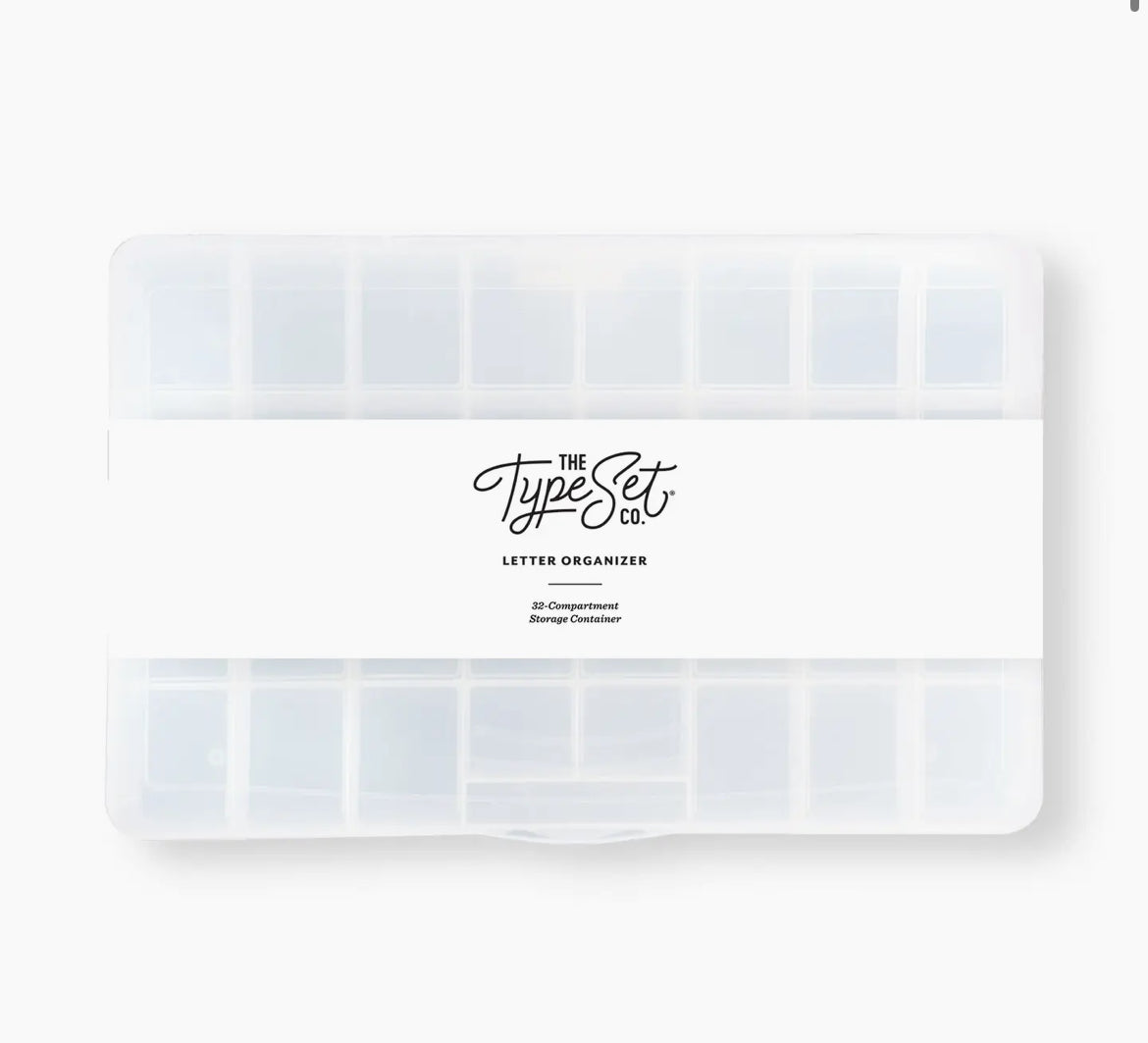 32-Compartment Magnetic Letter Organizer