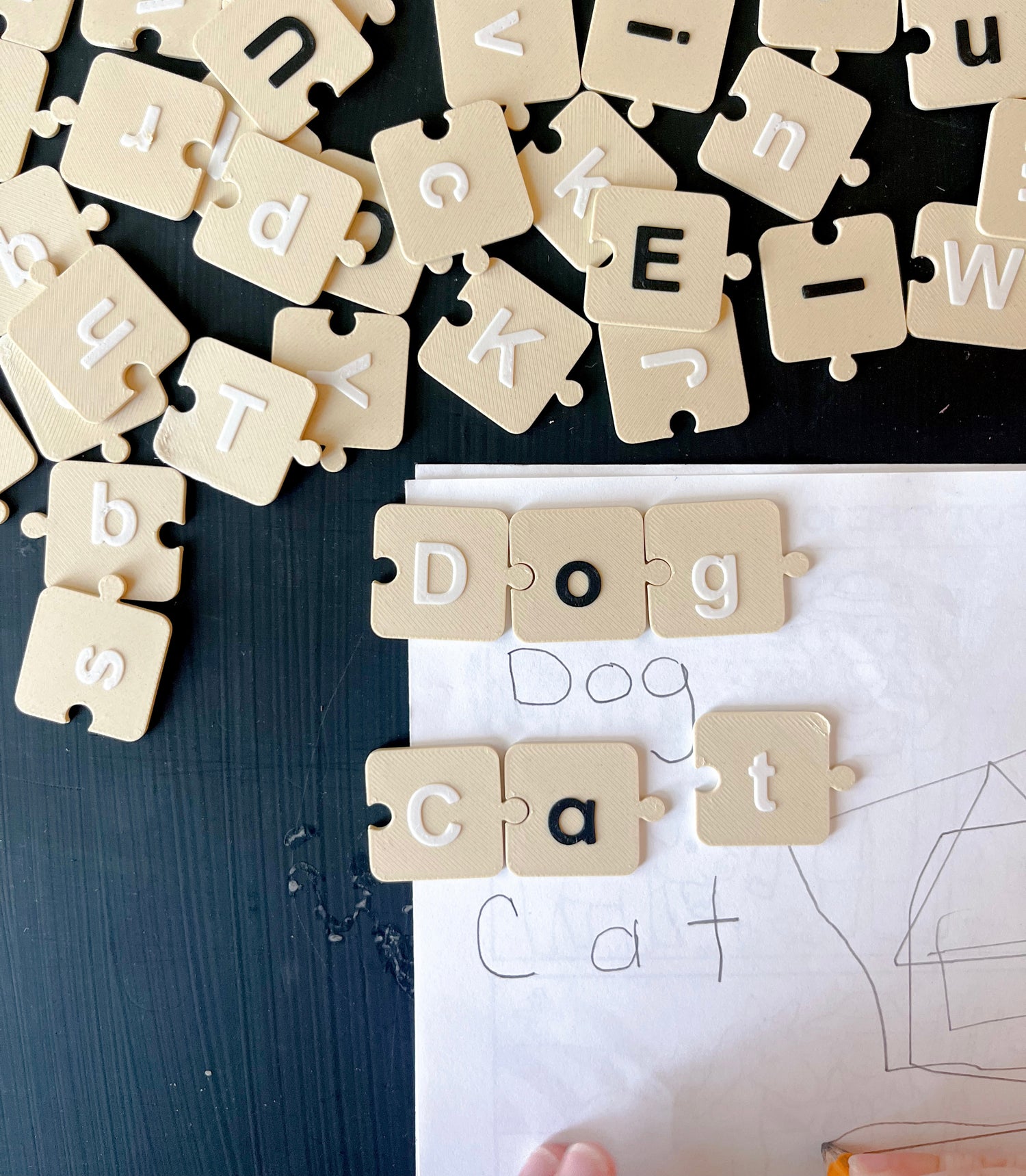 Letter Puzzle Pieces