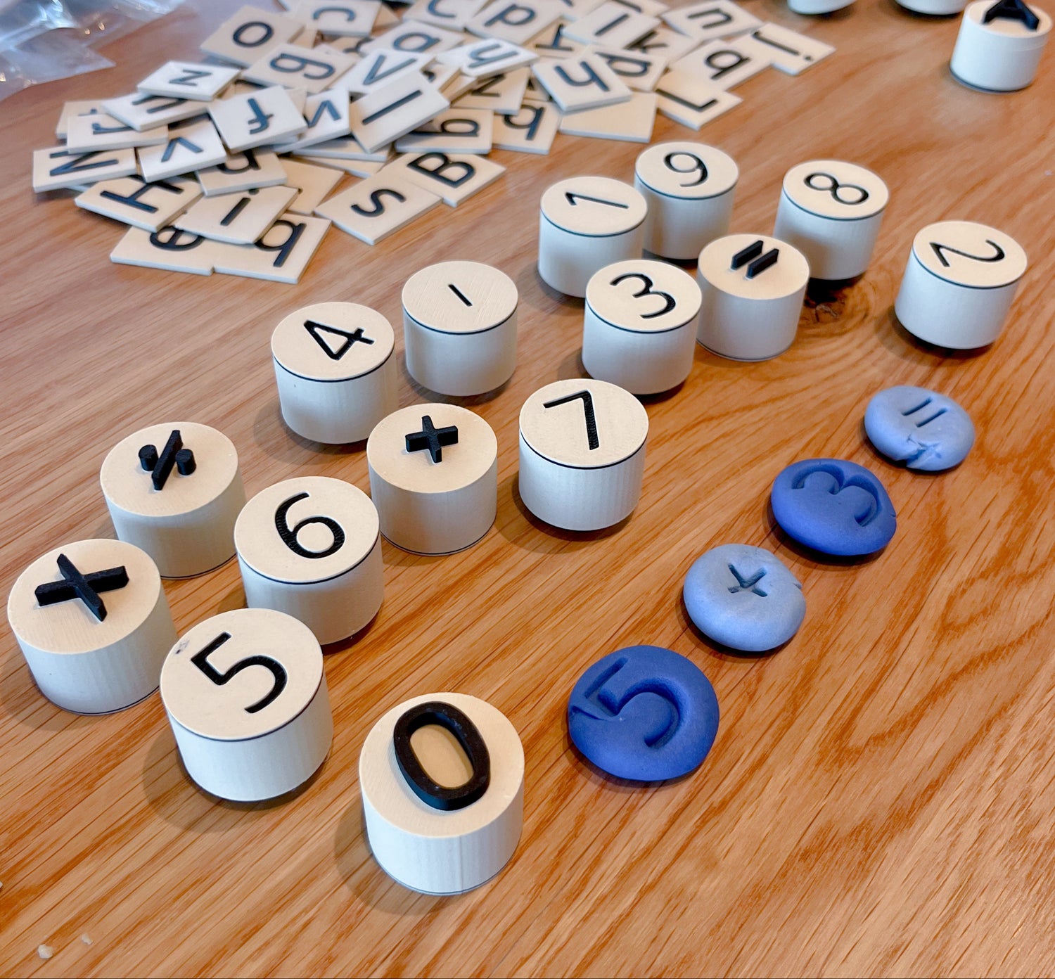Math Dough Stamps