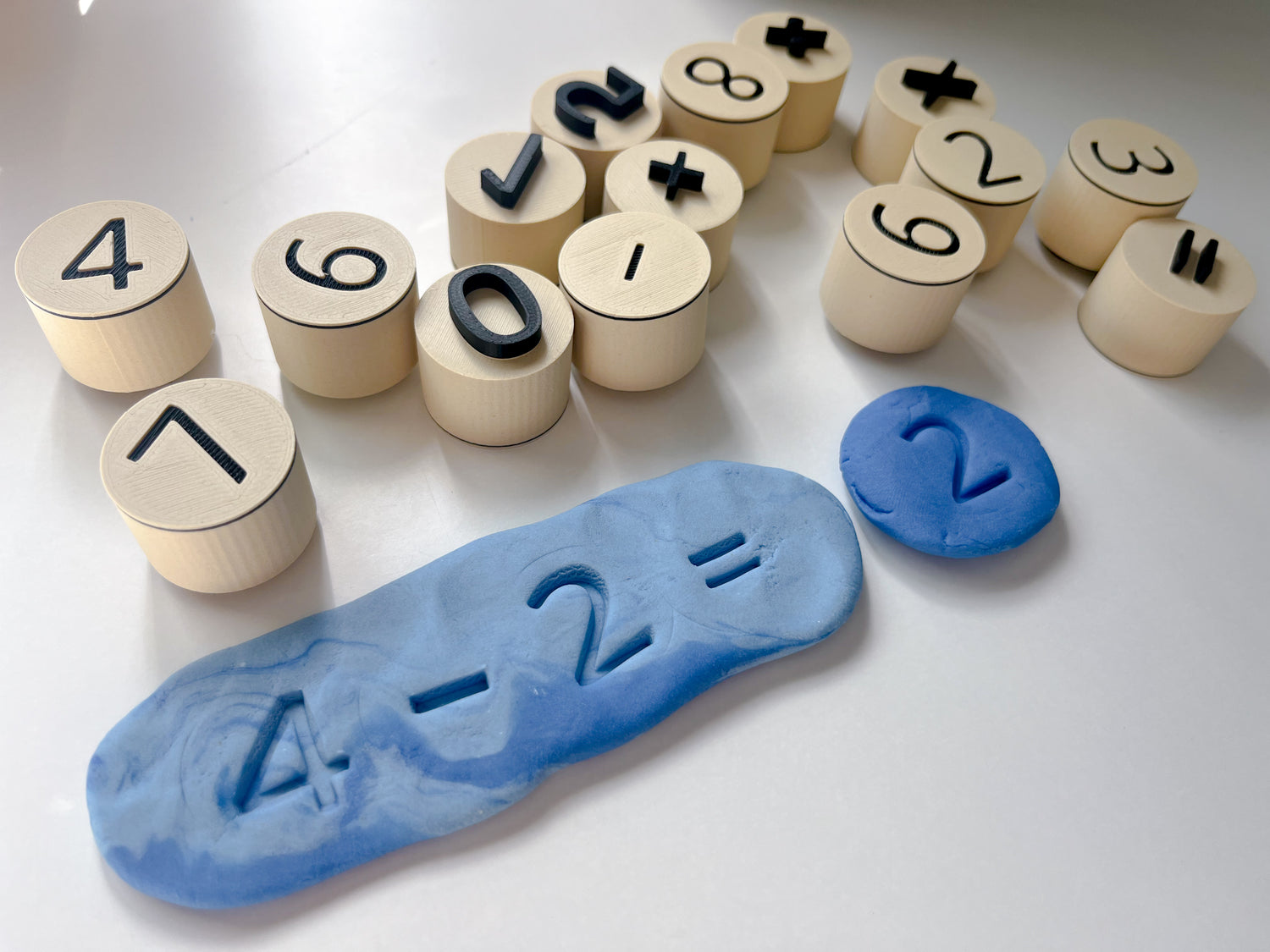 Math Dough Stamps