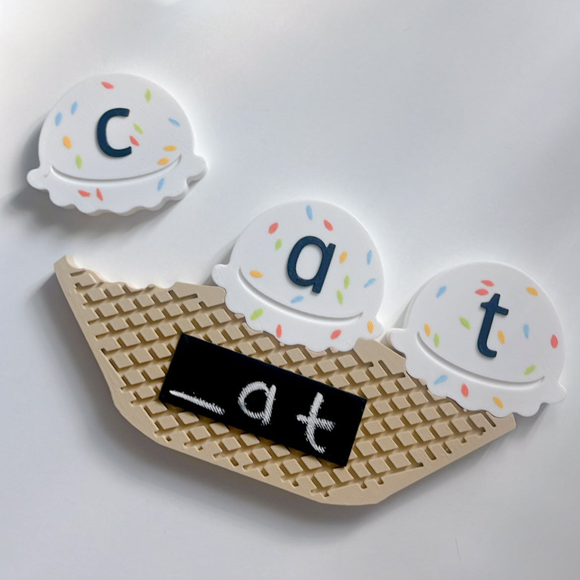 Ice Cream CVC Word Builder