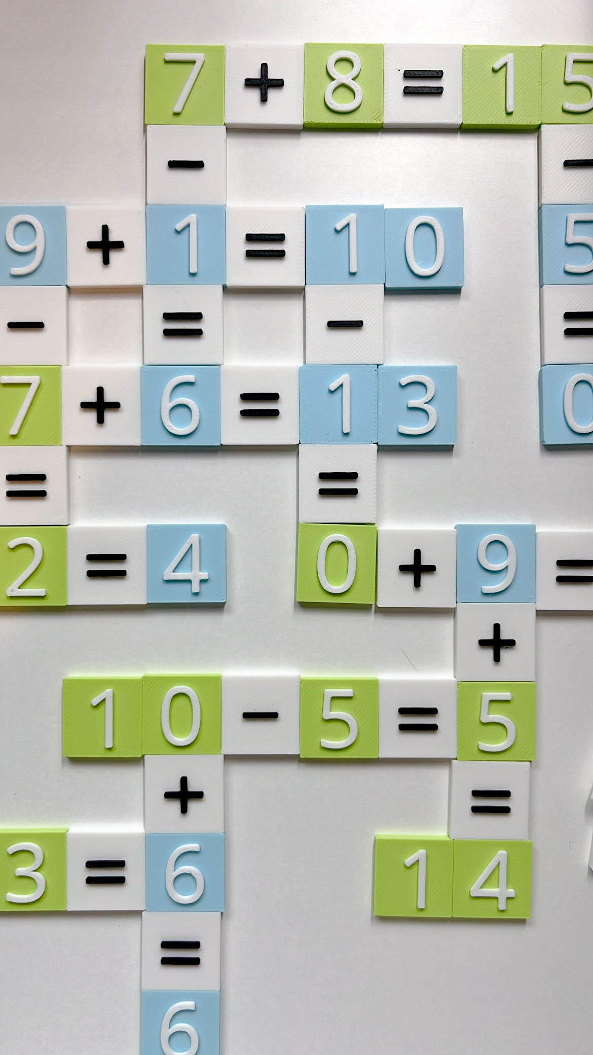 Equation Builder Tiles