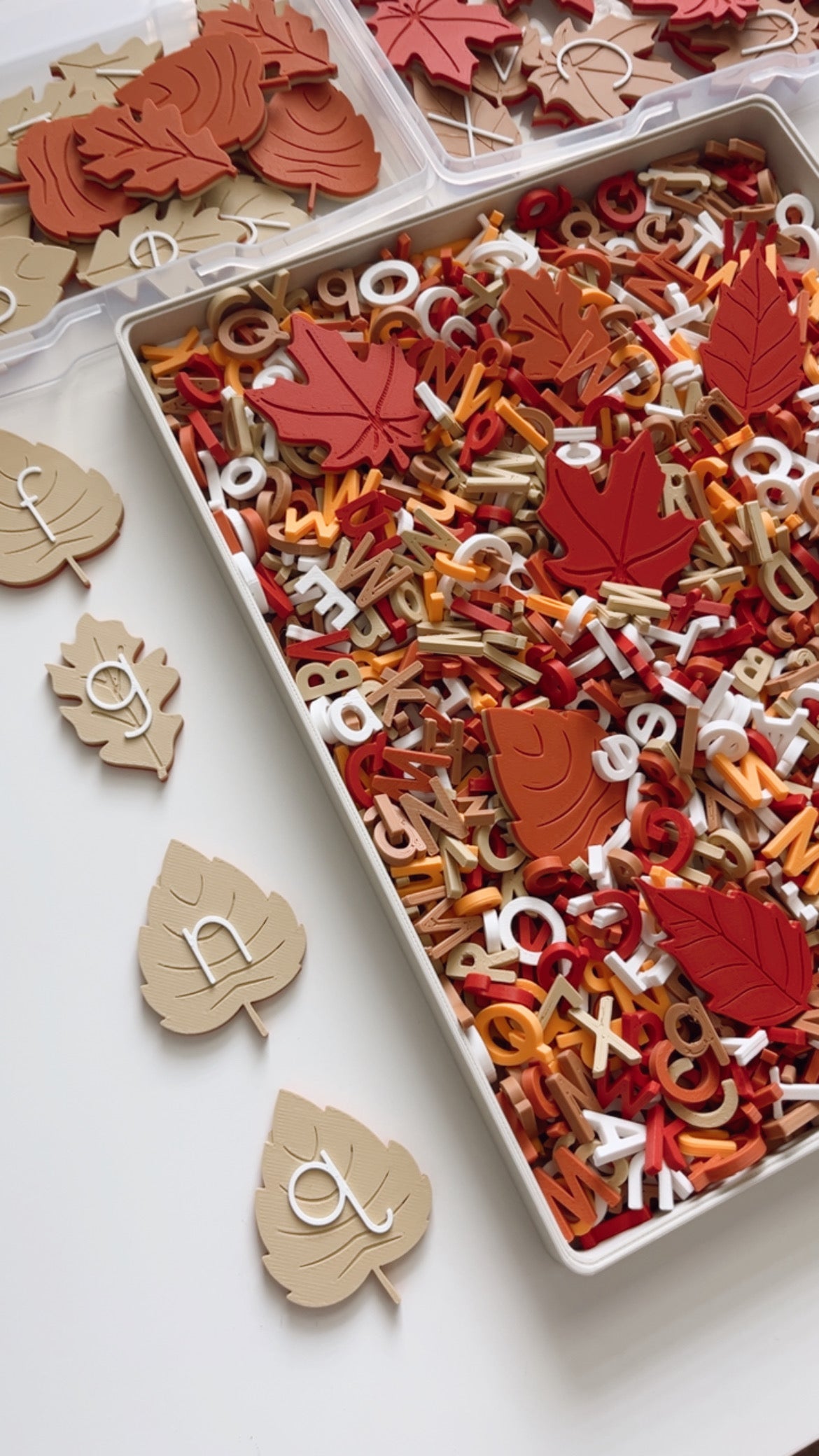 Autumn Leaves Alphabet Set
