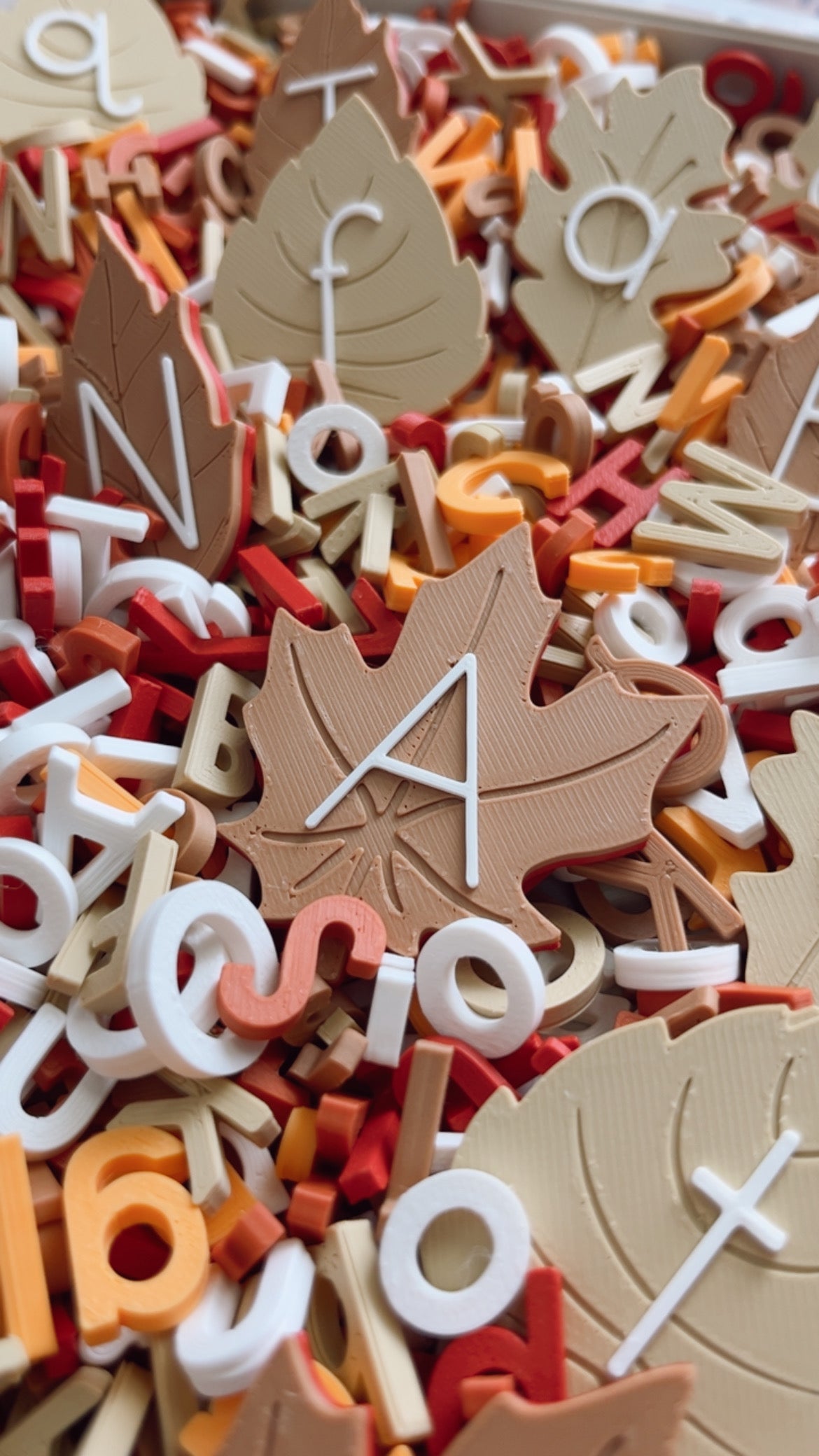 Autumn Leaves Alphabet Set