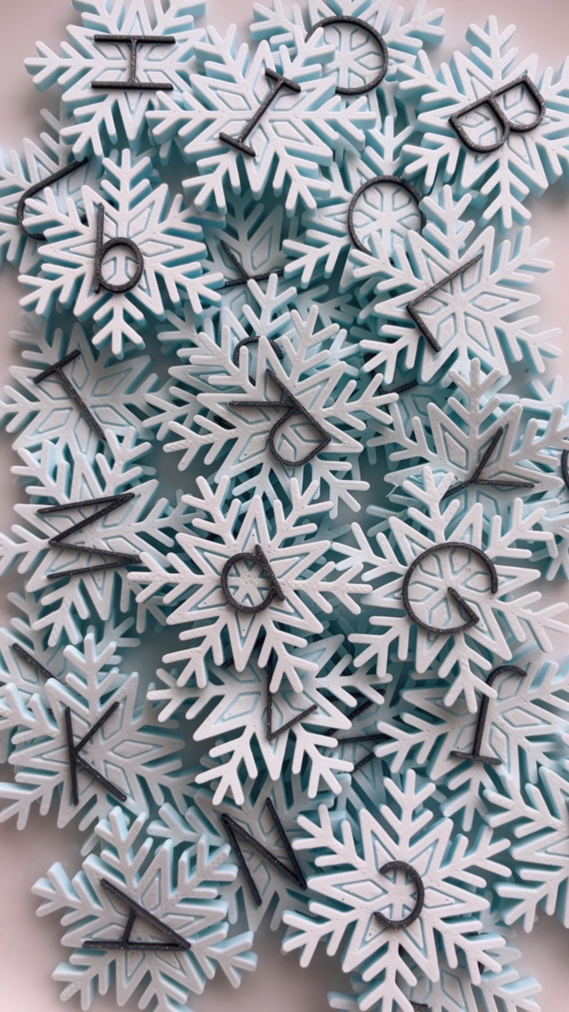 Snowflake Alphabet Sets