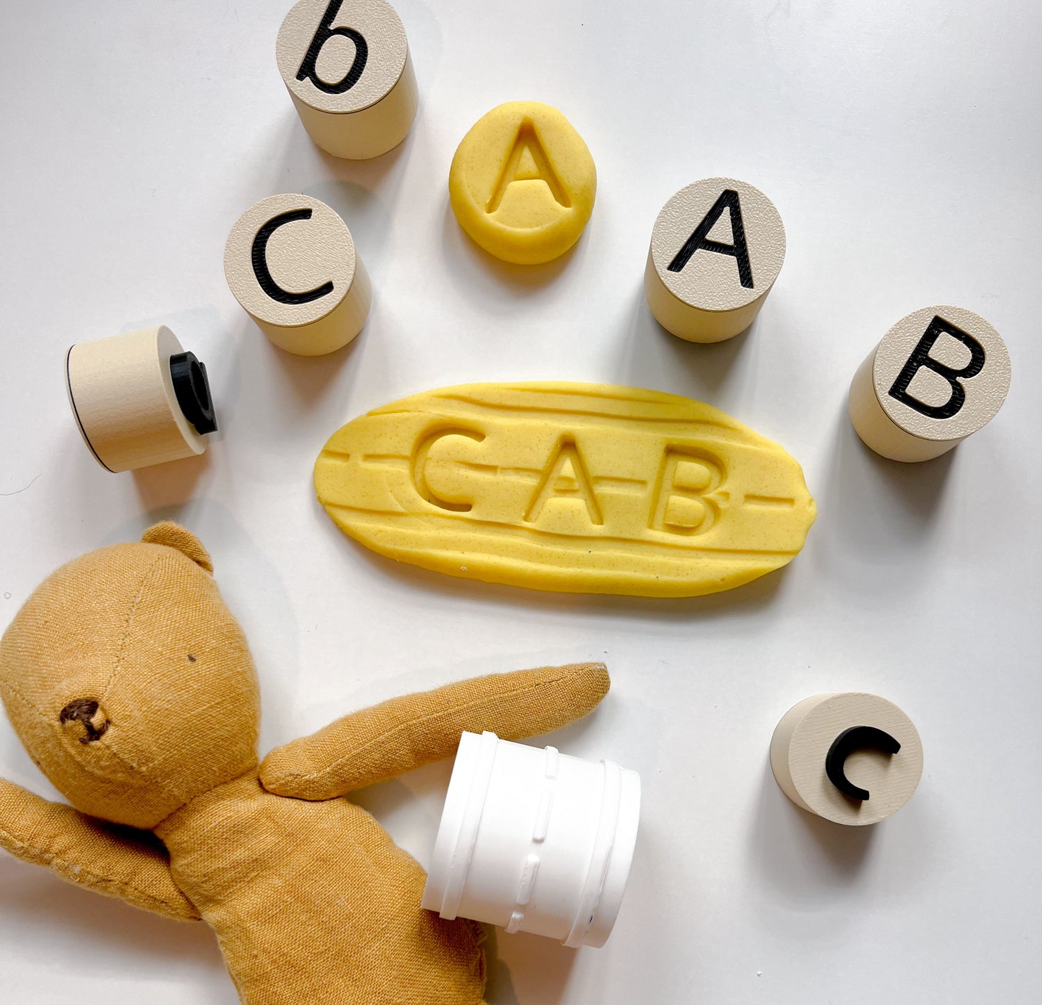 Alphabet Dough Stamps