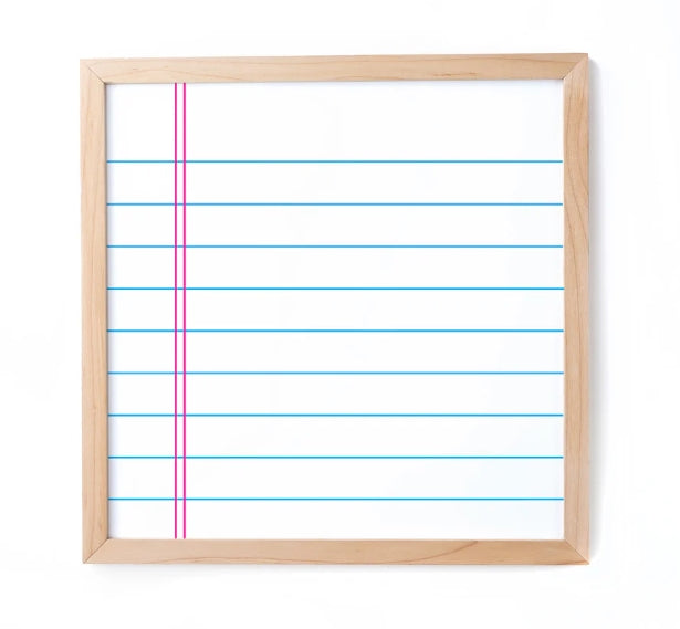 15x15 Lined Paper Magnetic Whiteboard