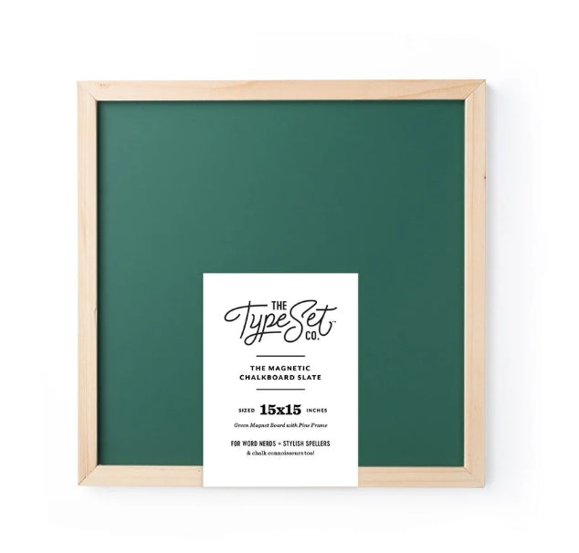 15x15 Green Magnetic Magnetic Chalkboard