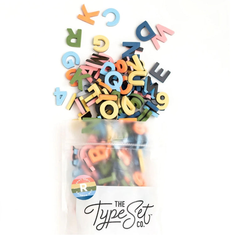 1" Rainbow Mod Magnetic Letters & Numbers