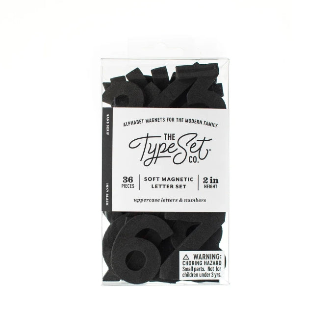 2-Inch Black Magnetic Letters