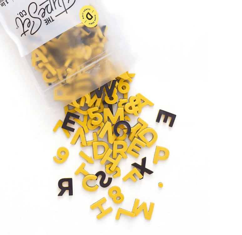 1" Dandy Lion Magnetic Letters & Numbers