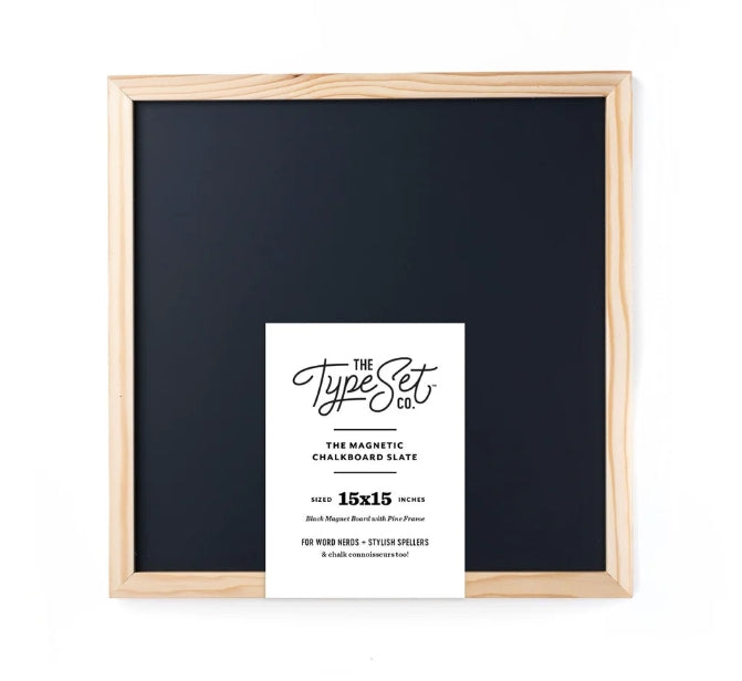 15x15 Black Magnetic Magnetic Chalkboard