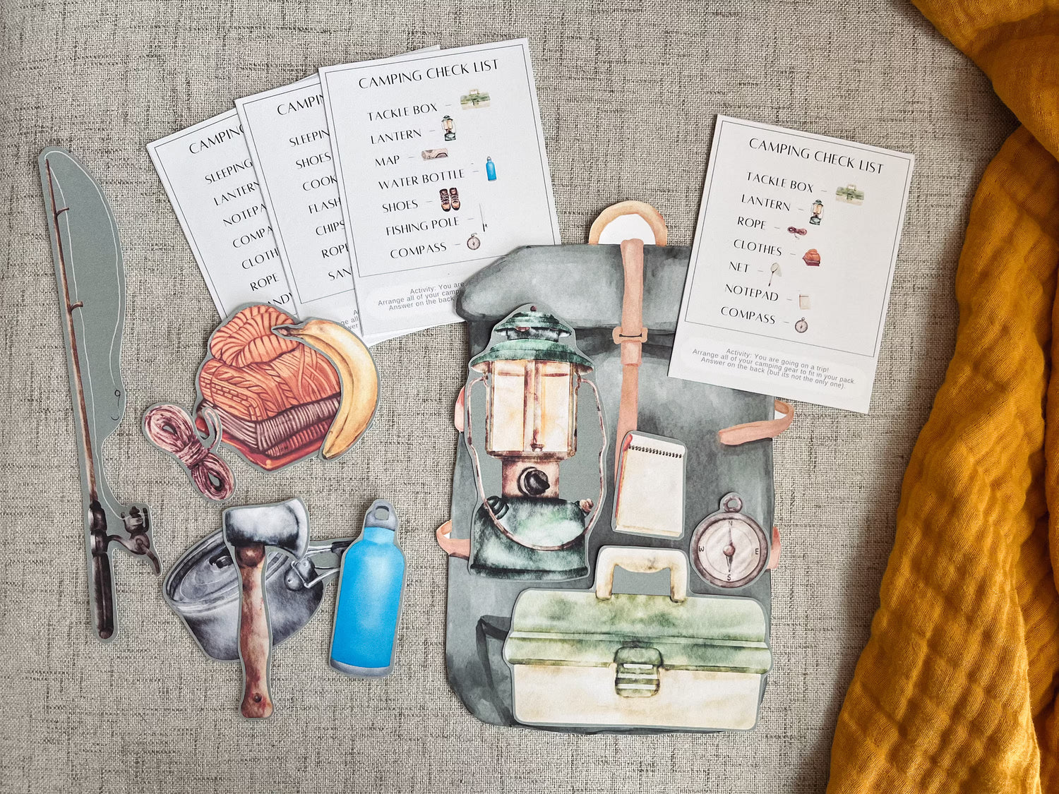 Camping Checklist Game