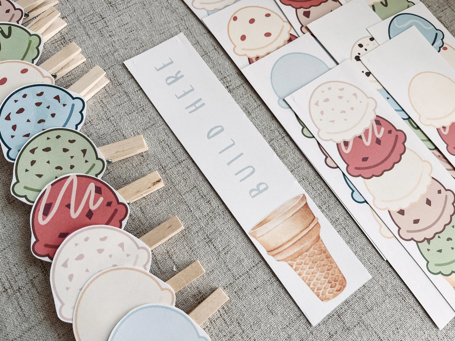Ice Cream Builder Activity