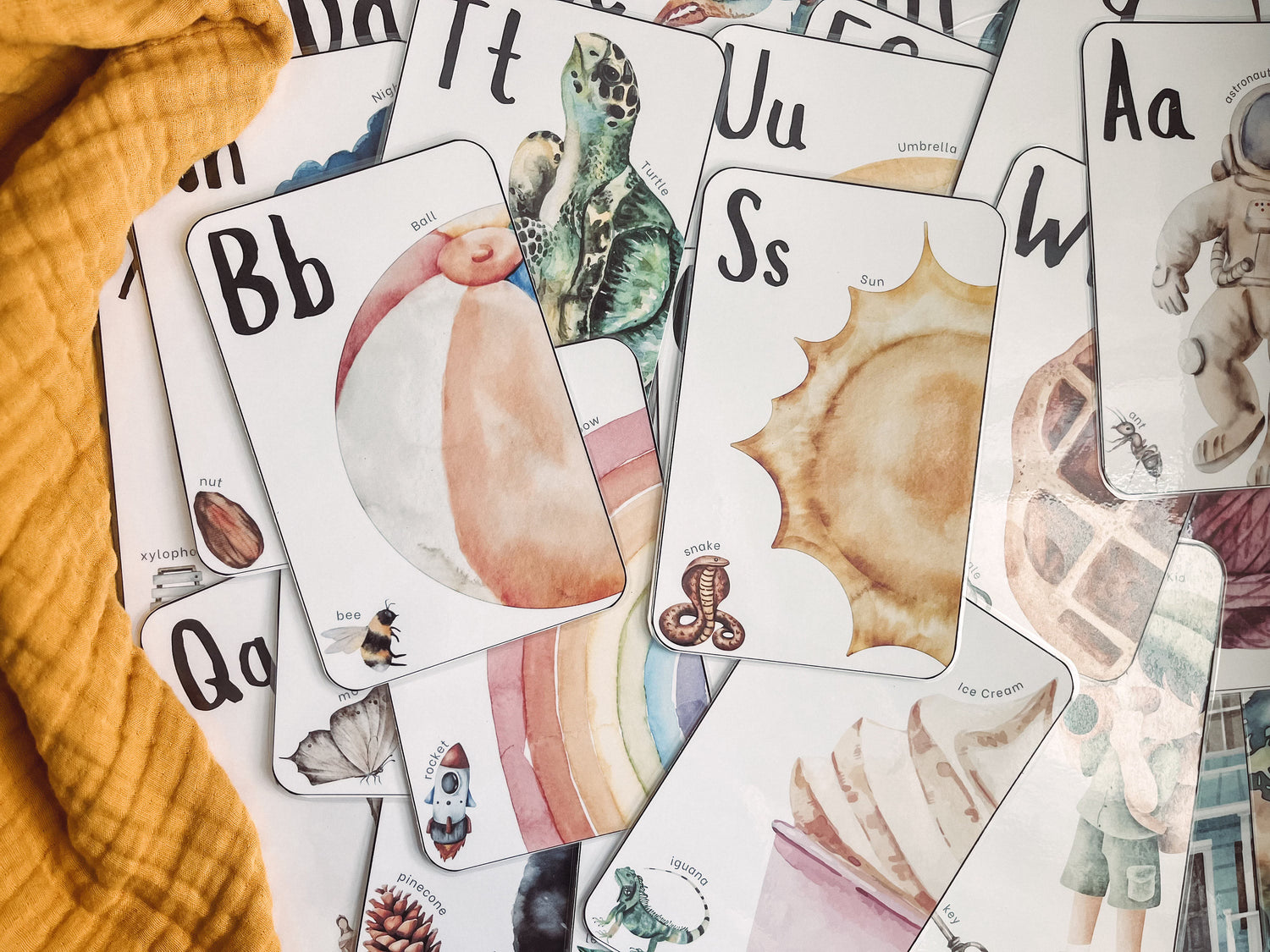 Jumbo Alphabet Double-Sided Flashcards