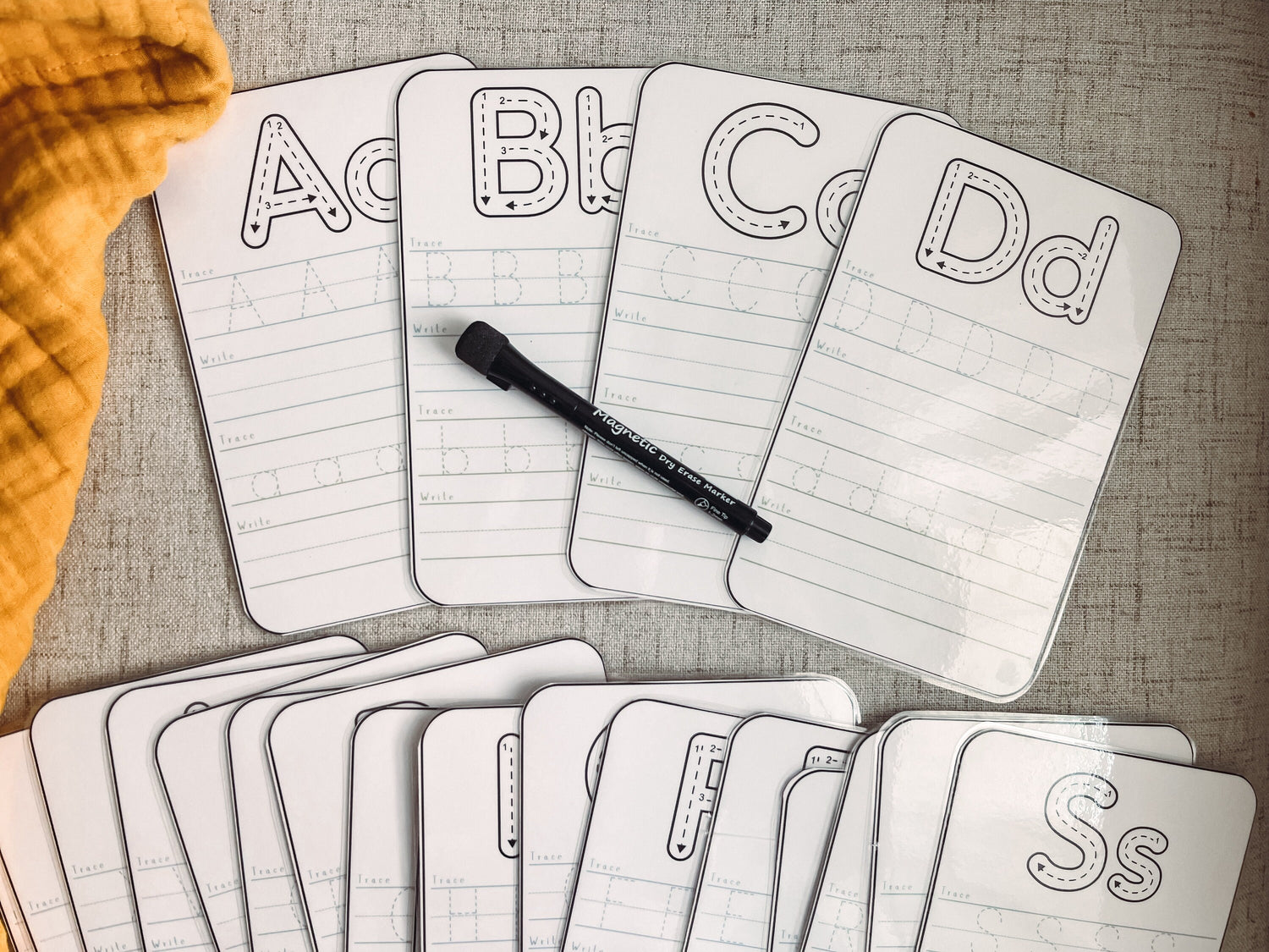 Jumbo Alphabet Double-Sided Flashcards