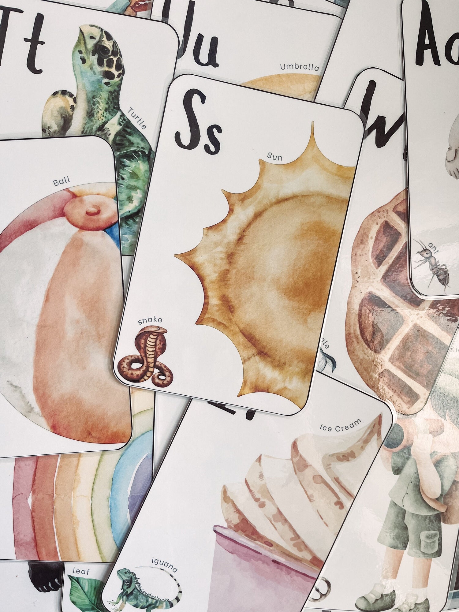 Jumbo Alphabet Double-Sided Flashcards