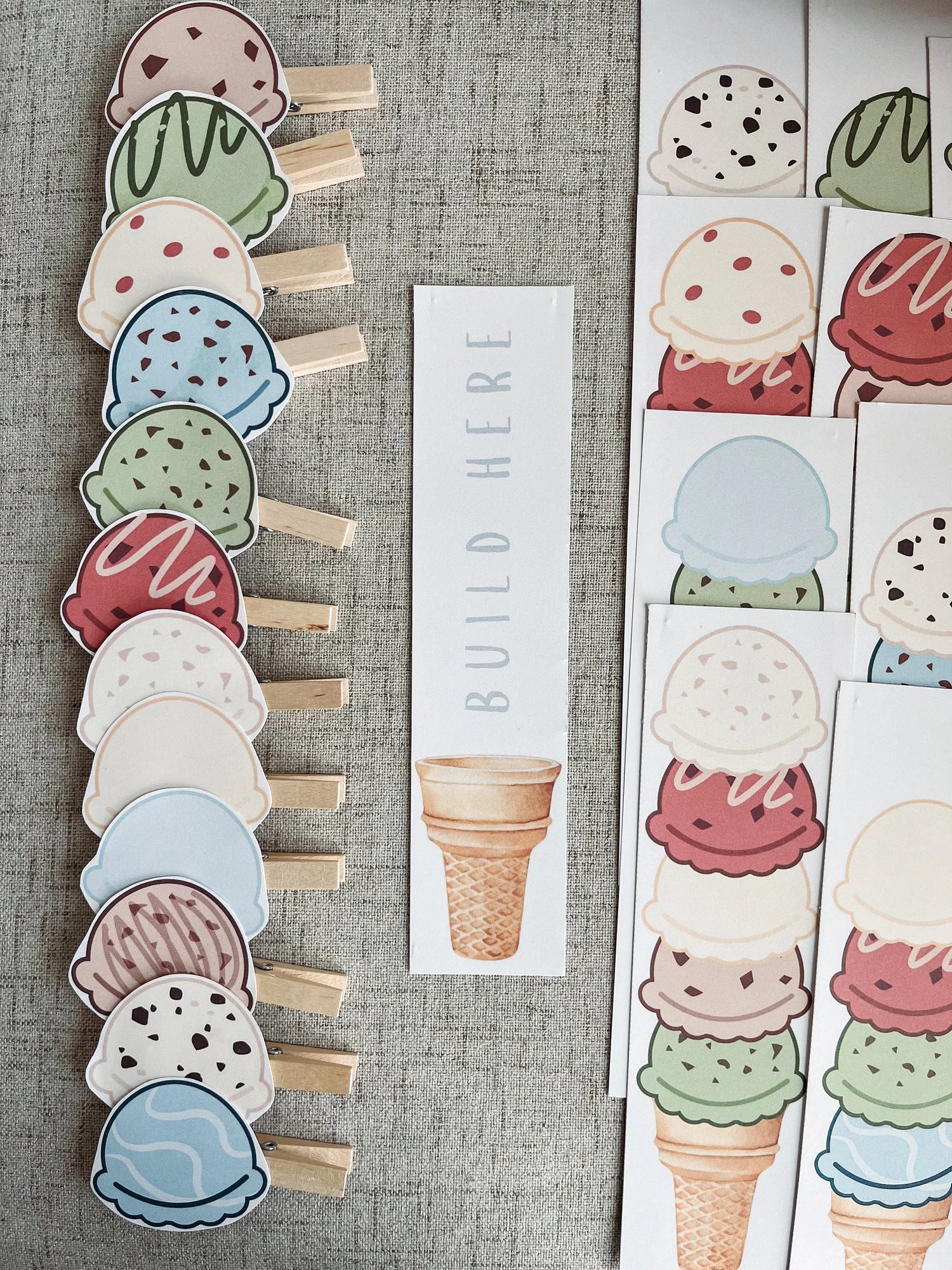 Ice Cream Builder Activity